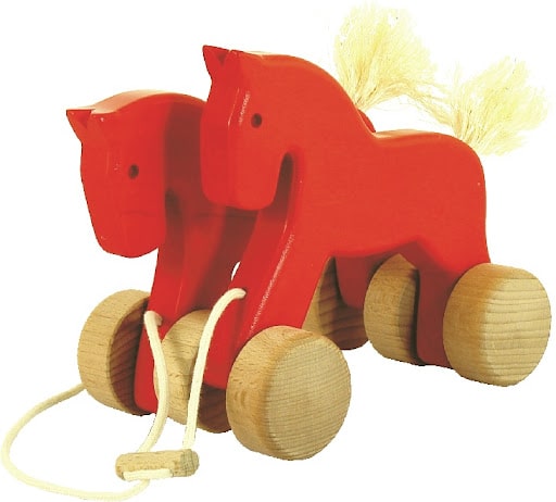 Wooden horse toy