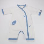 Reversible Romper - Riviera Blue and White