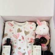 Mummy and me pink baby hamper