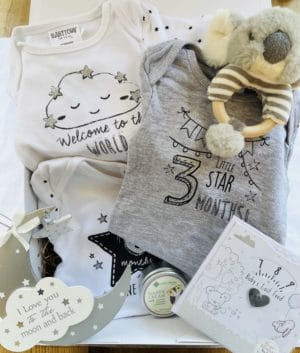 Love you to the moon baby hamper