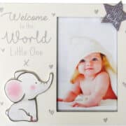 Welcome top the world photo frame